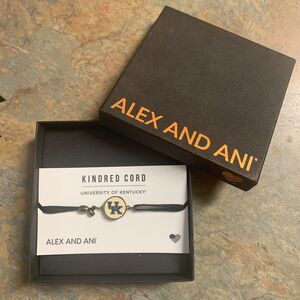 Alex & Ani University of Kentucky UK Kindred Cord Sterling Silver Bracelet Band